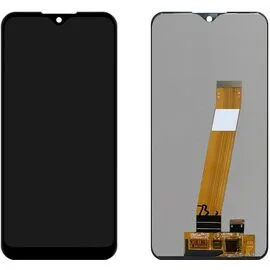 Модуль (сенсор и дисплей) Samsung A01 2020 / A015M черный (широкий разъем) Original PLS, MSS08322 фото 1 