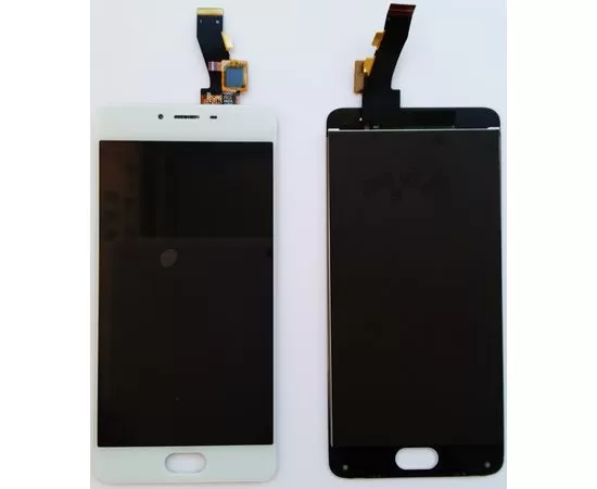 Модуль (тачскрин и дисплей) Meizu M3s / M3s Mini (кнопка Home 6,8х15,5 мм) белый, MSS12018 фото 1 