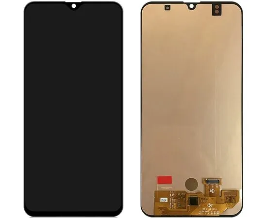 Модуль (сенсор и дисплей) Samsung A30s 2019 / A307 черный OLED, MSS08315 фото 2 