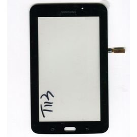 Сенсор тачскрин Samsung T110 / T111 / T113 / T115 Galaxy Tab 3 черный WiFi версия без выреза, ST08068 фото 1 
