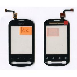 Сенсор тачскрин LG P350 черный, SS05028 фото 1 