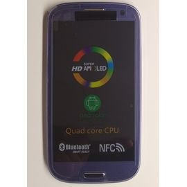 Модуль (сенсор и дисплей) Samsung Galaxy S3 I9300 с рамкой синий, MSS08082 фото 1 