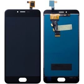 Модуль (тачскрин и дисплей) Meizu M3 / M3 Mini (кнопка Home 7х14,5 мм) черный, MSS12017 фото 1 