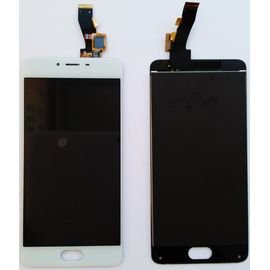 Модуль (тачскрин и дисплей) Meizu M3s / M3s Mini (кнопка Home 6,8х15,5 мм) белый, MSS12018 фото 1 