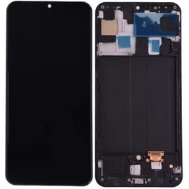 Модуль (дисплей) Samsung A50 2019 / A505 / A50s / A507 / A30 / A305 черный Incell с рамкой, MSS08301F фото 1 