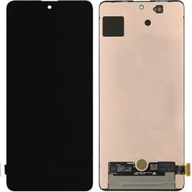 Модуль (дисплей) Samsung A71 2020 / A715 черный OLED полноразмерный, MSS08321OS фото 1 