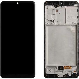 Модуль (дисплей) Samsung A31 2020 / A315 черный с рамкой OLED полноразмерный, MSS08317FS фото 1 