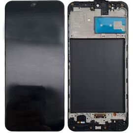 Модуль (дисплей) Samsung M21 / M215 / M30 / M305 / M30s / M307 / M31 / M315 черный OLED с рамкой, MSS08304F фото 1 