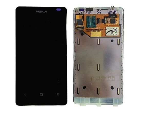 Модуль (сенсор и дисплей) Nokia Lumia 800 черный, MSS04021 фото 1 