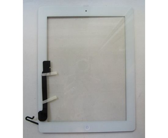 Сенсор тачскрин Apple iPad 3 белый с кнопкой, ST03023 фото 1 
