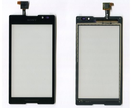 Сенсор тачскрин Sony Xperia C C2305 черный, SS06008 фото 1 
