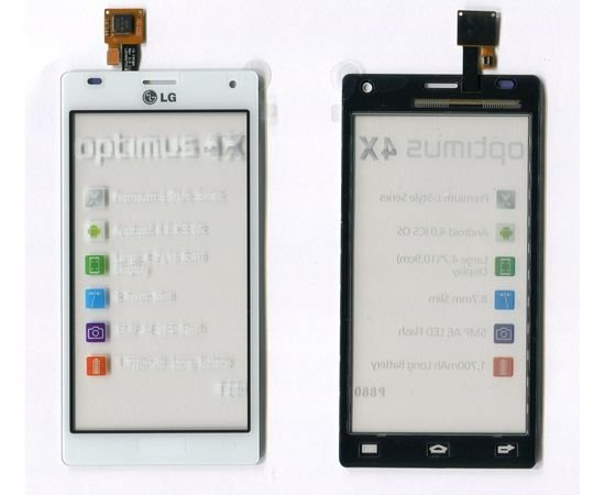 Сенсор тачскрин LG P880 Optimus 4X HD белый, SS05029 фото 1 