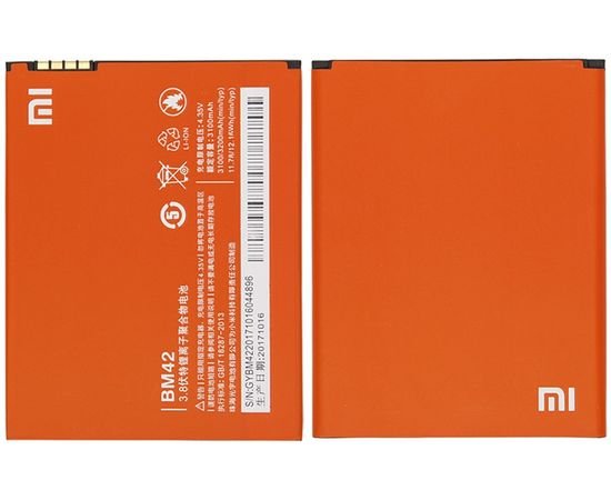 Батарея аккумулятор BM42 для Xiaomi RedMi Note, BS10119 фото 1 