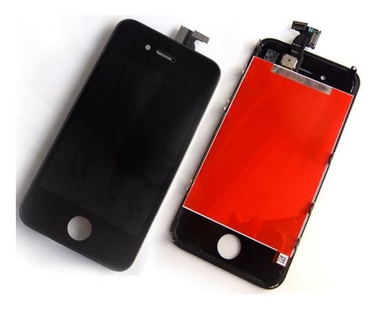 Модуль (сенсор и дисплей) iPhone 4S черный, MSS03007 фото 1 