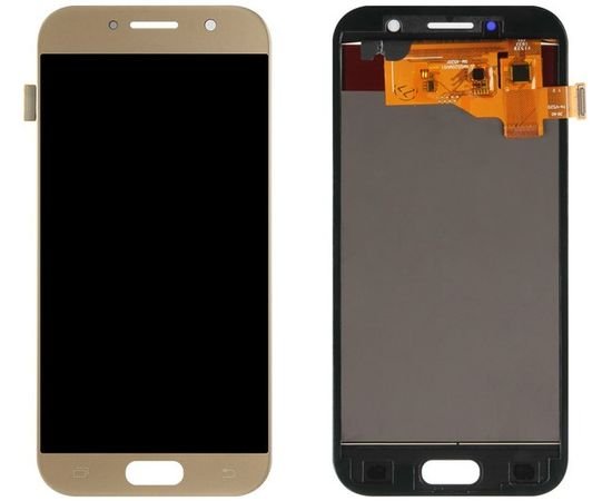 Модуль (сенсор и дисплей) Samsung A5 2017 / A520 золотой (яркость регулируется), MSS08155 фото 1 