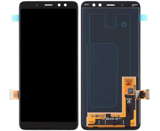 Модуль (сенсор и дисплей) Samsung A8 2018 / A530 черный ORIGINAL OLED, MSS08189 фото 1 