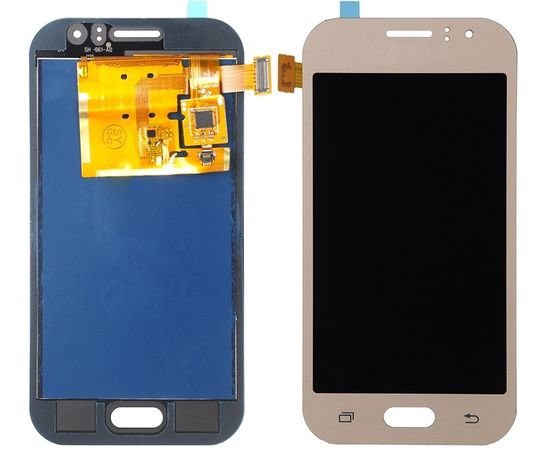 Модуль (сенсор и дисплей) Samsung J1 Ace J110 / Ace Neo J111 золотой (яркость регулируется), MSS08208 фото 1 