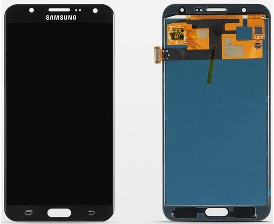 Модуль (сенсор и дисплей) Samsung J7 / J700 черный (яркость регулируется), MSS08266 фото 1 
