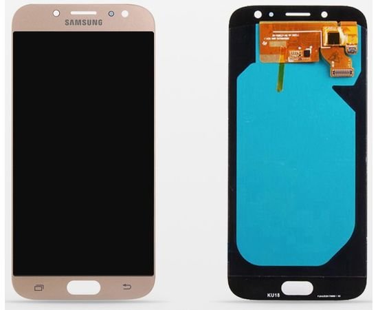 Модуль (сенсор и дисплей) Samsung J7 2017 / J730 золотой OLED ORIGINAL, MSS08249 фото 1 
