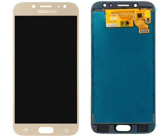 Модуль (сенсор и дисплей) Samsung J7 2017 / J730 золотой (яркость регулируется), MSS08248 фото 1 