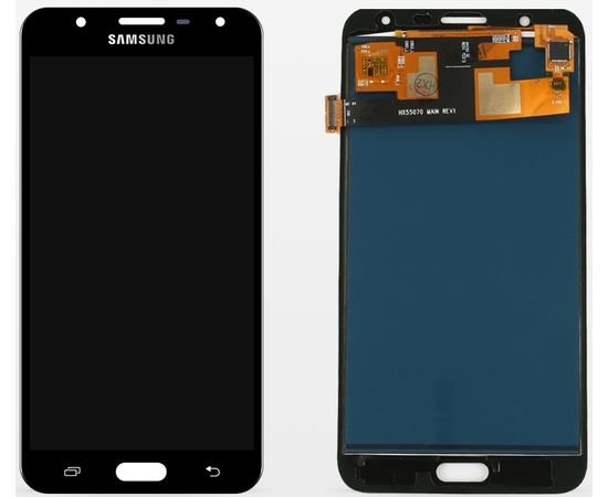 Модуль (сенсор и дисплей) Samsung J7 Neo / J701 / j700 / J7 Core черный (яркость регулируется), MSS08256 фото 1 