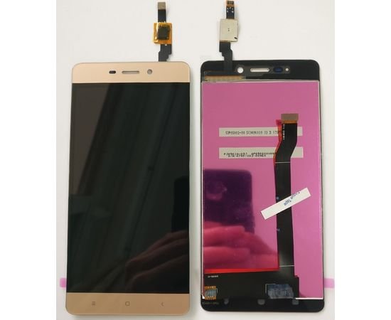 Модуль (сенсор и дисплей) Xiaomi RedMi 4 золотой, MSS10058 фото 1 