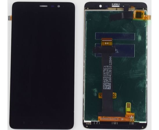 Модуль (сенсор и дисплей) Xiaomi RedMi Note 3 (147 х 73 мм) черный, MSS10081 фото 1 