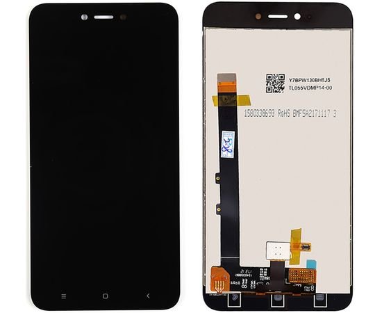 Модуль (сенсор и дисплей) Xiaomi RedMi Note 5A / RedMi Note 5A Lite / RedMi Y1 Lite черный, MSS10092 фото 1 