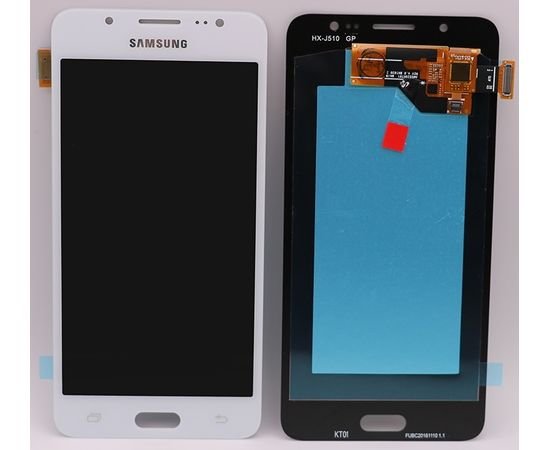 Модуль (сенсор и дисплей) Samsung Galaxy J5 2016 J510 / J510F / J510H / J510G белый (яркость регулируется), MSS08133 фото 1 