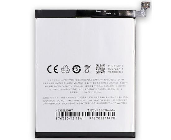 Батарея аккумулятор BA741 для Meizu E2, BS12082 фото 1 