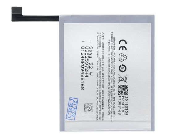 Батарея аккумулятор BT41 для Meizu MX4 Pro, BS12095 фото 3 