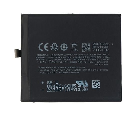 Батарея аккумулятор BT53s для Meizu Pro 6s, BS12103 фото 3 