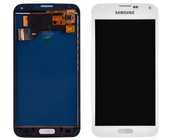 Модуль (сенсор и дисплей) Samsung Galaxy S5 G900F / G900F / G900H / G900I белый (яркость регулируется), MSS08131 фото 1 