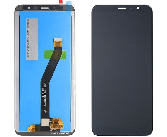 Модуль (тачскрин и дисплей) Meizu M6t черный, MSS12034 фото 1 
