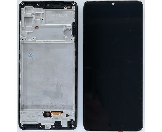Модуль (сенсор и дисплей) Samsung A32 4G 2021 / A325 черный с рамкой OLED, MSS08326OL фото 1 