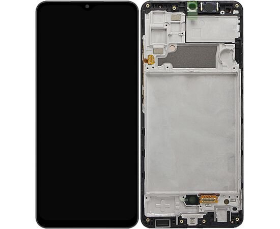 Модуль (сенсор и дисплей) Samsung A32 4G 2021 / A325 черный с рамкой AMOLED ORIGINAL, MSS08326 фото 1 