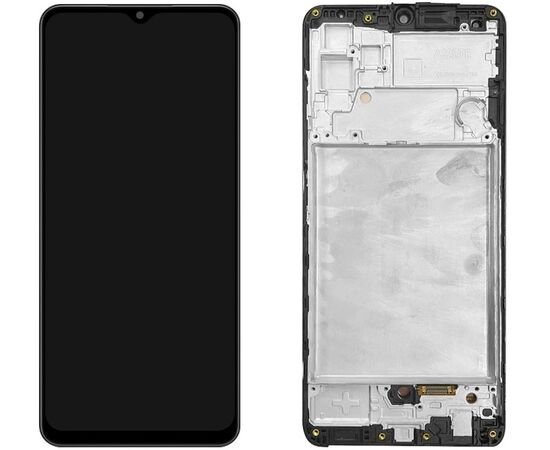 Модуль (сенсор и дисплей) Samsung A32 4G 2021 / A325 черный с рамкой AMOLED ORIGINAL, MSS08326 фото 2 