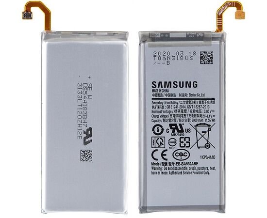 Батарея аккумулятор EB-BA530A для Samsung A8 2018 / A530, BS08131 фото 1 