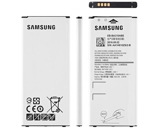 Батарея аккумулятор EB-BA310ABE для Samsung A3 2016 / A310F, BS08124 фото 2 