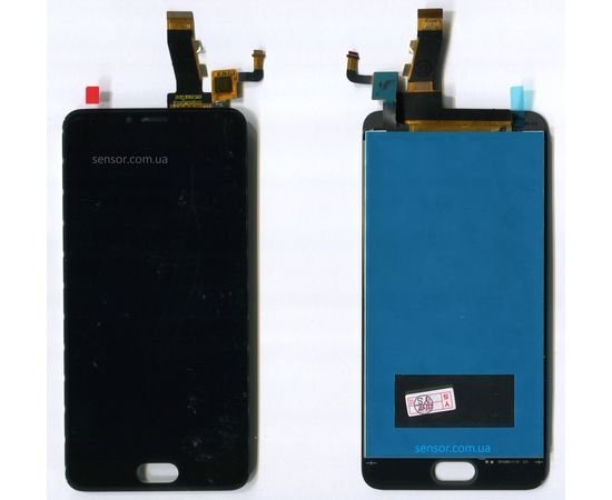 Модуль (тачскрин и дисплей) Meizu M5 / M5 Mini / М611Н черный, MSS12022 фото 2 