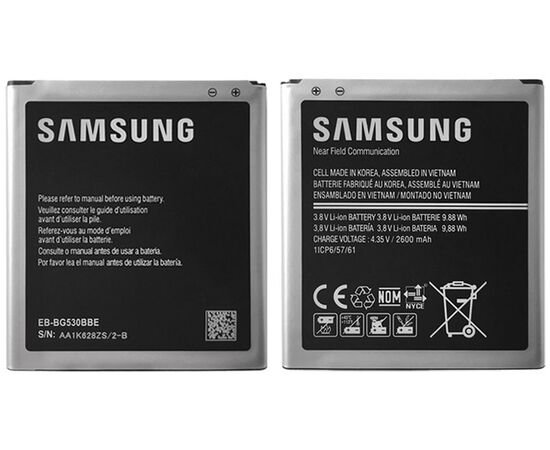 Батарея аккумулятор EB-BG530BBE / EB-BG530BBC / EB-BG530CBE для Samsung J5 / J500 / J3 2016 / J320 / J2 Prime / J2 2018 / J250 / G530 / G531 / G532, BS08145 фото 2 