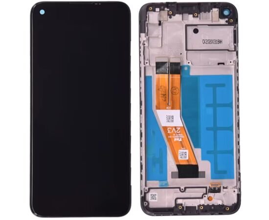 Модуль (экран) Samsung A11 2020 / A115 / M11 2020 / M115 черный PLS с рамкой, MSS08306F фото 1 
