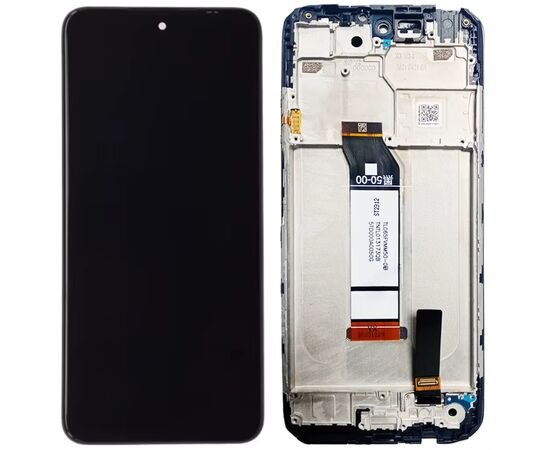 Модуль (сенсор и дисплей) Xiaomi RedMi Note 10 5G / Poco M3 Pro 5G / RedMi Note 10T 5G черный с рамкой, MSS10183F фото 1 