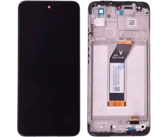 Модуль (экран) Xiaomi Redmi 10 / 21061119AG / 21061119DG черный с рамкой, MSS10190F фото 1 