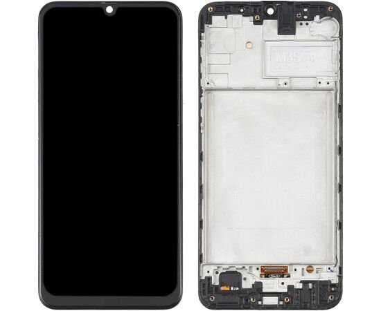Модуль (дисплей) Samsung M21 / M215 / M30 / M305 / M30s / M307 / M31 / M315 черный IPS с рамкой, MSS08314F фото 1 