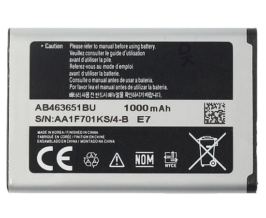 Батарея аккумулятор AB463651BU для Samsung, BS08113 фото 2 