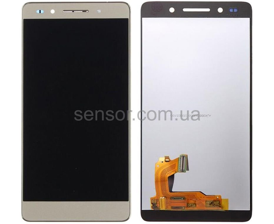 Huawei Honor 7 Plk L01 Displej Ekran Tachskrin Sensor Zolotoj
